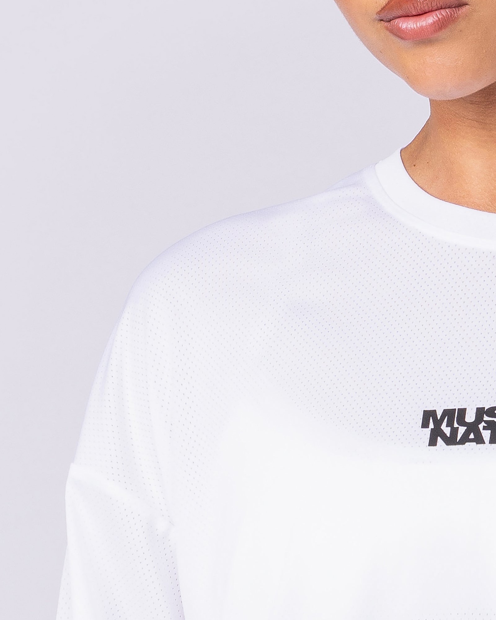 Boxy Training Tee - White