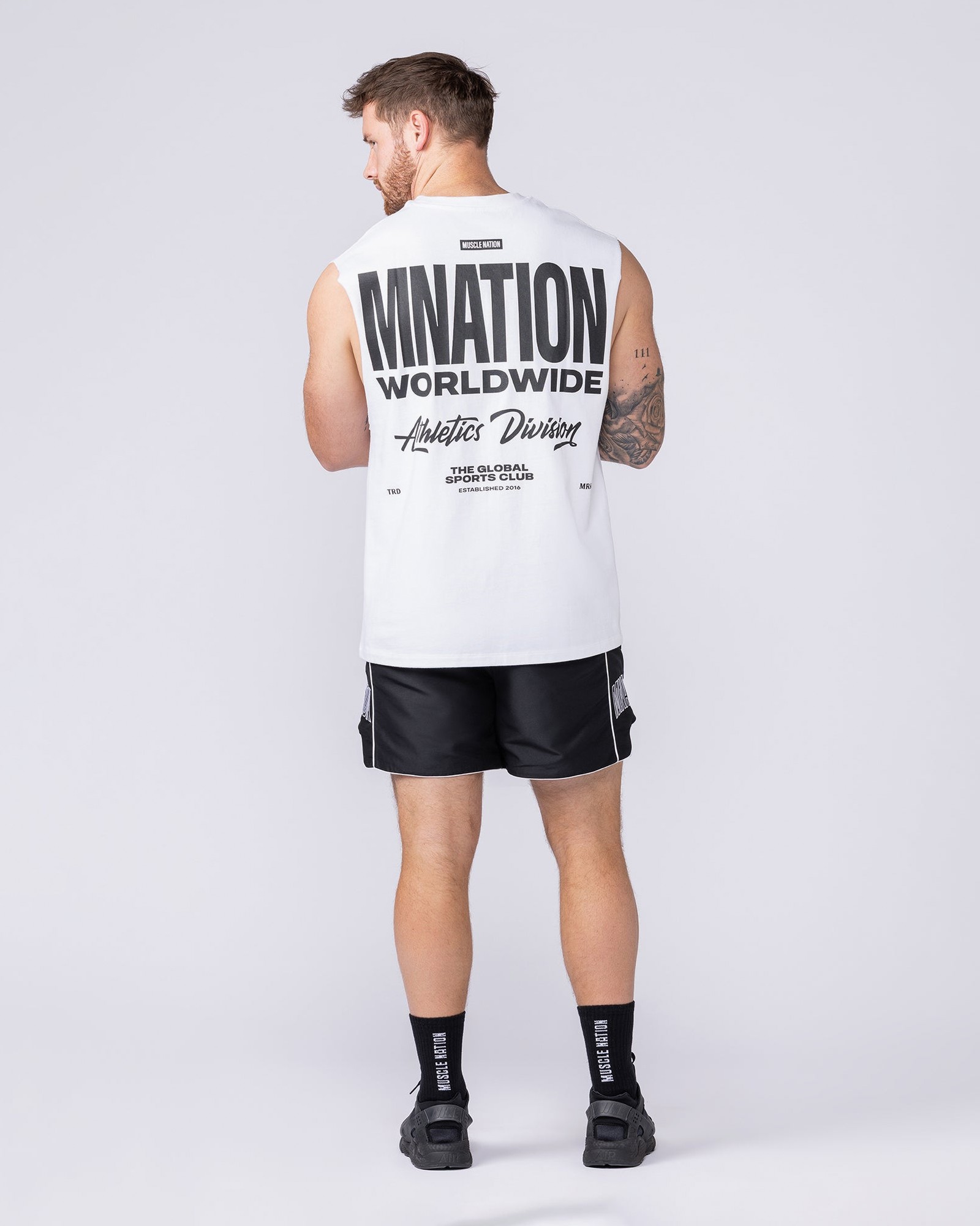 Athletic Division Muscle Tank - White