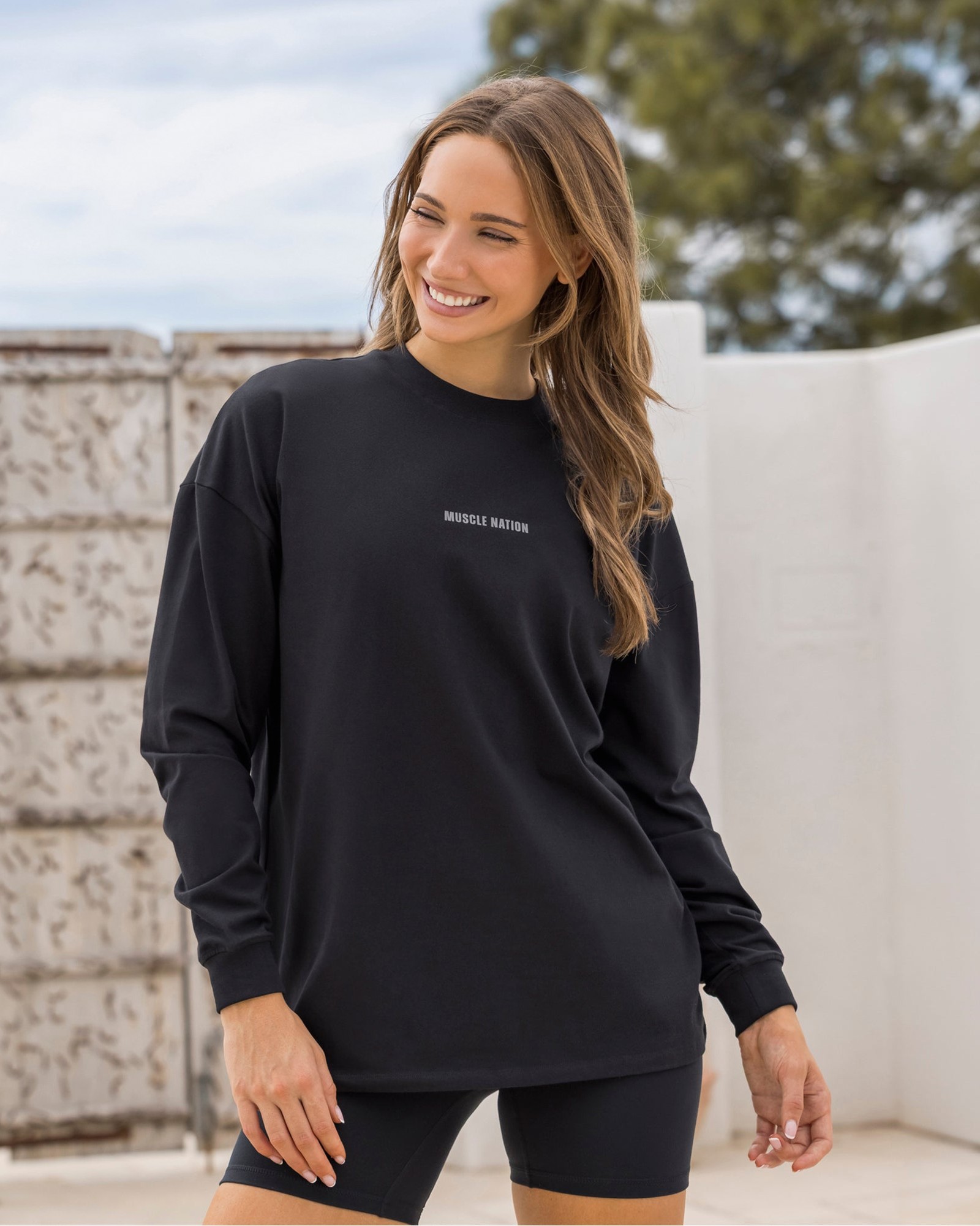 Classic Long Sleeve Top - Black